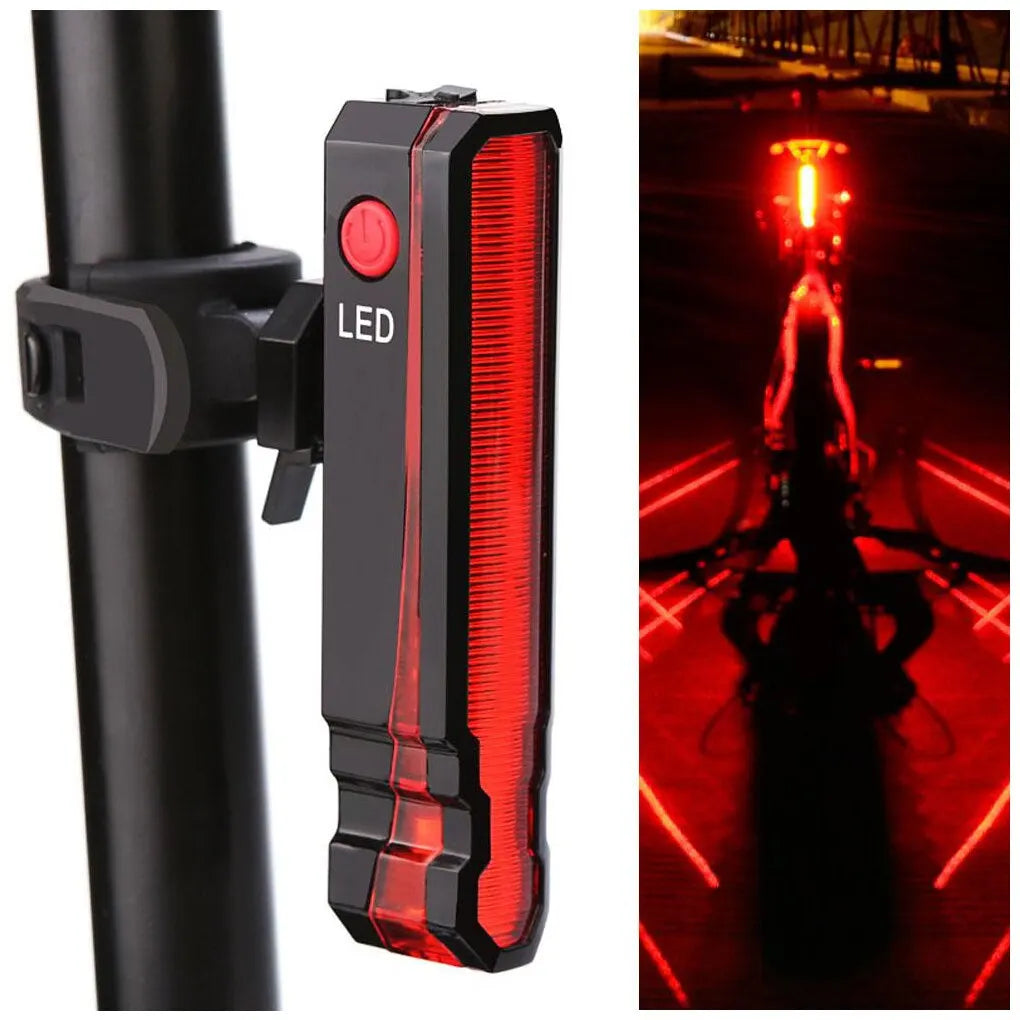 Waterproof Bike Rear Warning Light