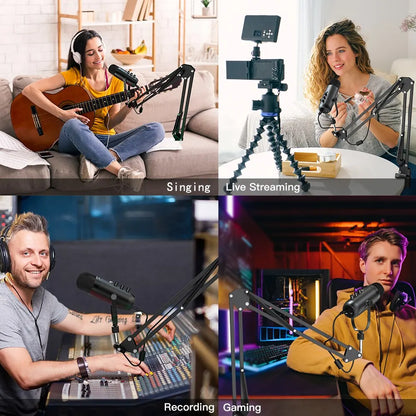 Professional Streaming & Podcast Studio Mic Kit