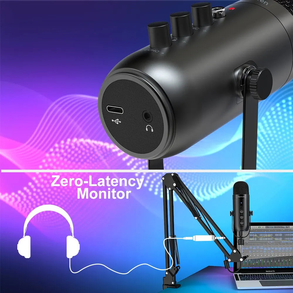 Professional Streaming & Podcast Studio Mic Kit