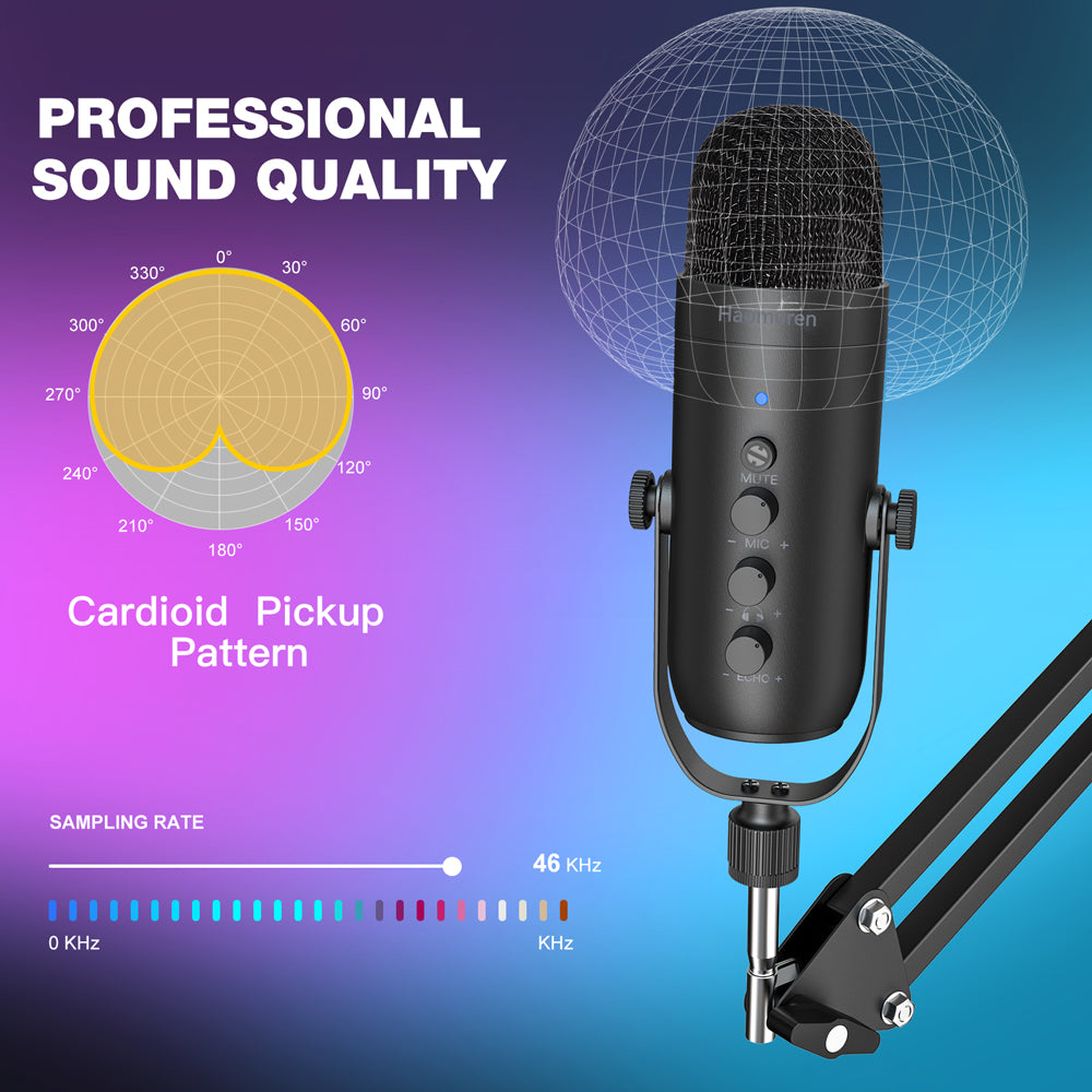 Professional Streaming & Podcast Studio Mic Kit